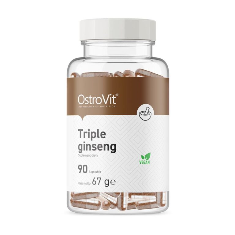 OstroVit Triple Ginseng VEGE 90 Kapslit Omegafit Ee