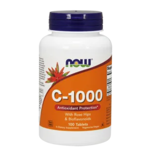 Vitamin C-1000 with Rose Hips & Bioflavonoids - 100 tabletti