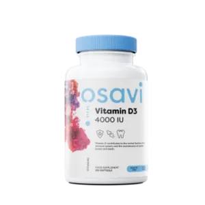 Vitamin D3, 4000IU - 120 softgels - Osavi