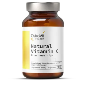 Natural Vitamin C from Rose Hips - 30 kapslit - OstroVit Pharma