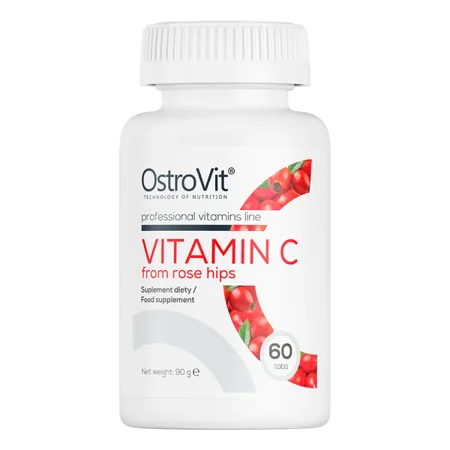 Vitamin C Rose Hips - 60 tablets - OstroVit