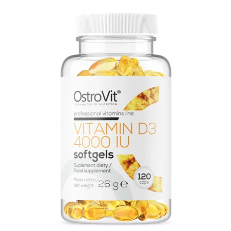 Vitamiin D3 4000 IU - 120 kapslit - OstroVit