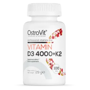 Vitamin D3 4000 + K2 - 100 tablets - OstroVit