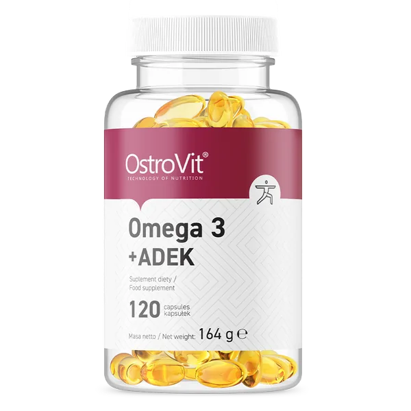 Omega 3 + ADEK - 120 capsules - OstroVit