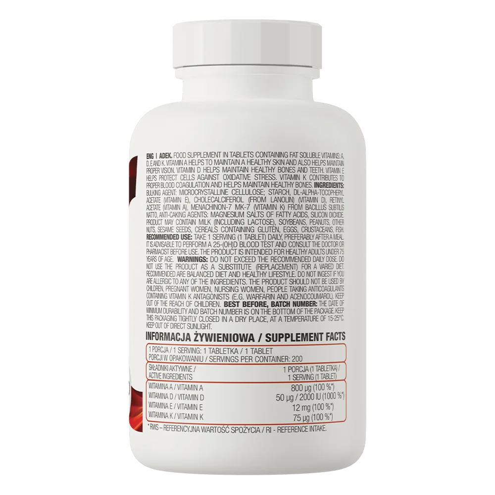 OstroVit ADEK 200 tablet - Image 2