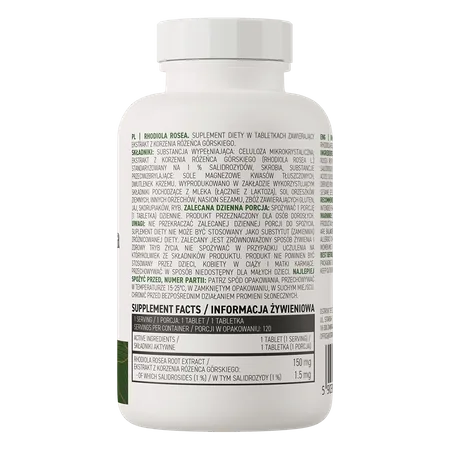 Rhodiola Rosea(kuldjuur) VEGE -120 tabletti - Pilt 2