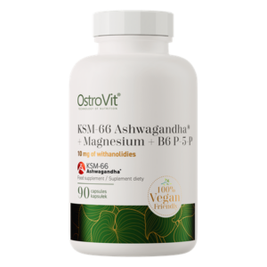 OstroVit KSM-66 Ashwagandha + Magnesium + B6 — ashwagandha supplement at Omegafit