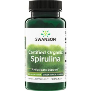 Swanson Spirulina 500 mg 100 tabletti