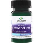 Swanson Albion Ferrochel IRON 18mg 180 kaps.