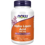 NOW alfa-lipoehape 100mg 120 kapslit.