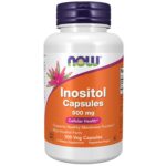 NOW Inositol 500mg 100 capsules.