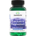 Swanson Albion Calcium & Magnesium 60 kaps.