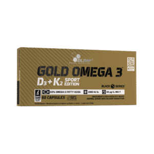 Kuldne Omega 3 D3+K2 Sport Edition – 60 kapslit