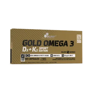 Kuldne Omega 3 D3+K2 Sport Edition – 60 kapslit