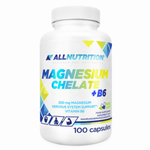 Allnutrition Magnesium Chelate + B6 100 kaps.