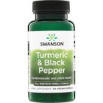 Swanson Turmeric & Black pepper 60 kaps.