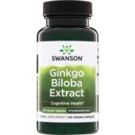 Swanson Ginkgo Biloba ekstrakt 120 kapslit.