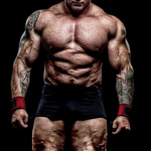 Lihaseline mees kehalihastega — massi kasvatamise profitase