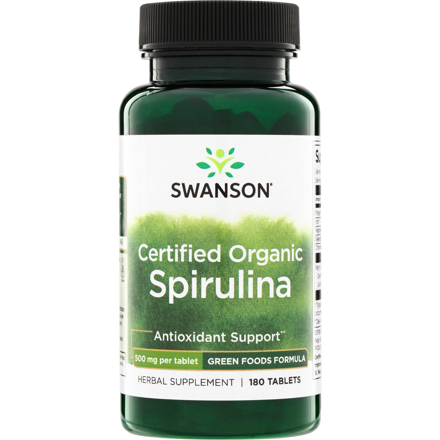 Swanson Spirulina 500 mg 100 Tablets