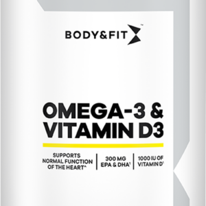 Body & Fit Omega-3 & Vitamin D3 - 180 softgels