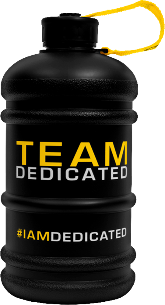Dedicated Nutrition Dedicated Waterjug - Matt Black