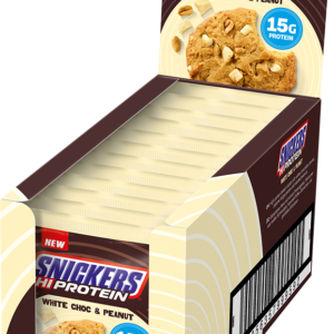 Snickers HiProtein Cookie - 12 x 60 g - White Choc & Peanut