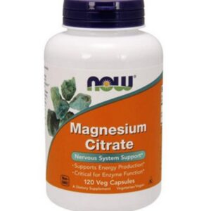NOW Foods Magnesium Citrate Veg Capsules (120 count)