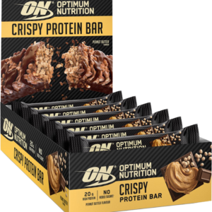 Optimum Nutrition Protein Crisp Bar - 10 x 65 g - Peanut Butter