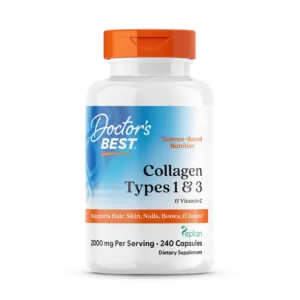 Doctor's Best Collagen Types 1 & 3 kollageen C-vitamiiniga - 240 kapslit