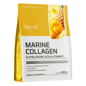OstroVit Marine Collagen + Hüaluroonhape + C-vitamiin 400 g (mango-ananass)