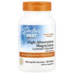 Doctor's Best High Absorption Magnesium 200 mg (120 tablets)