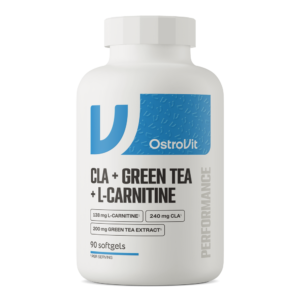 OstroVit CLA + roheline tee + L-karnitiin – 90 kapslit
