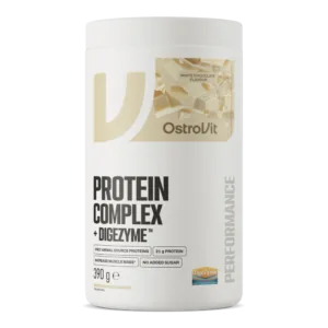 OstroVit Protein Complex + DigeZyme 390 g – valge šokolaad
