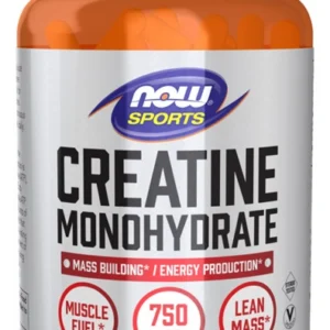 NOW Foods Kreatiinmonohüdraat 750 mg – 120 kapslit