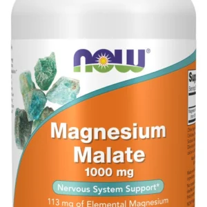 NOW Foods Magneesiummalaat 1000 mg – 180 tabletti